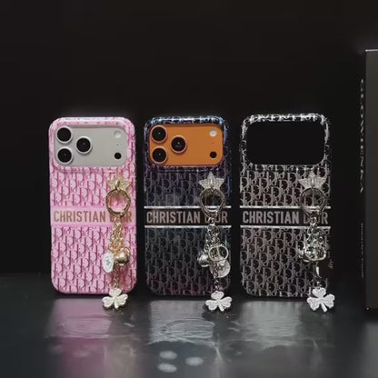 CD Luxury iPhone Case with Charm