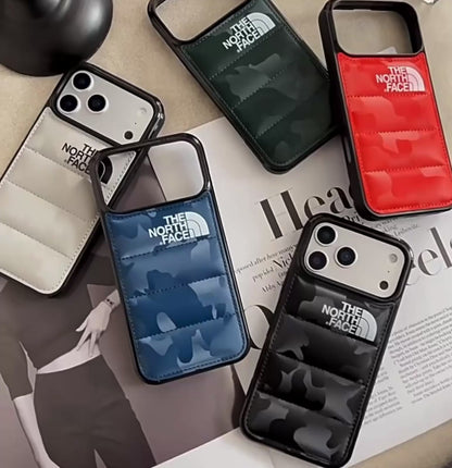 Light Camo iPhone Puffer Case