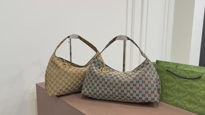 Canvas Infinity Large Shoulder Bag