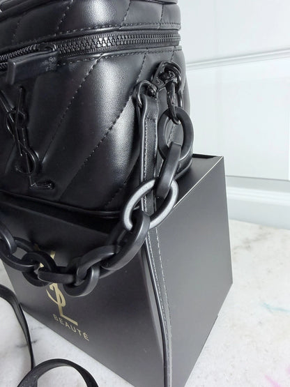 YS Beaute Quilted Cosmetic Vanity Case