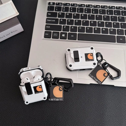 Rugged AirPods Case with Carabiner Clip