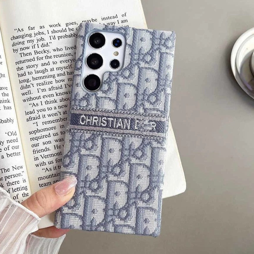 Chic Pattern Canvas Samsung Case ✨