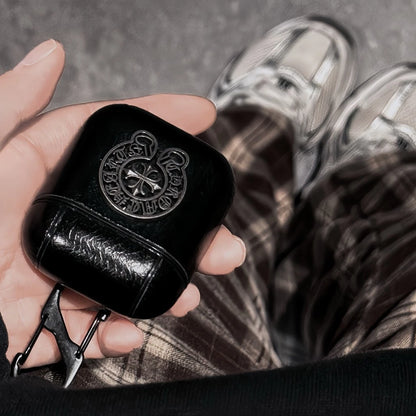 Smooth Leather look Cross  AirPod Case