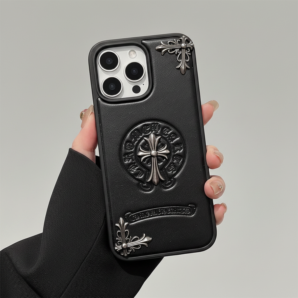 CR Heart Embossed Emblem Case – Smooth or Textured Finish