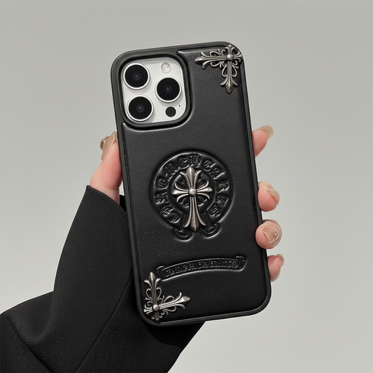 CR Heart Embossed Emblem Case – Smooth or Textured Finish
