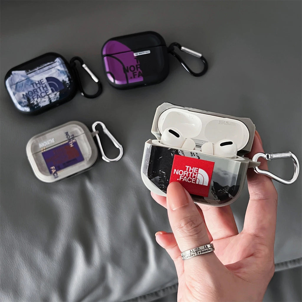 TNF AirPod Case – Streetwear Carabiner Clip