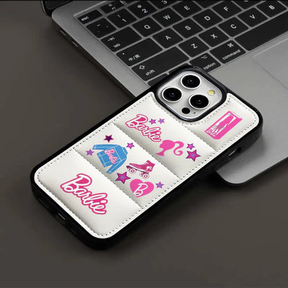 Pink Barbie Puffer iPhone Case