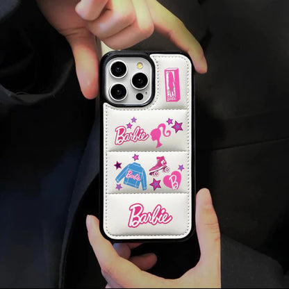 Pink Barbie Puffer iPhone Case