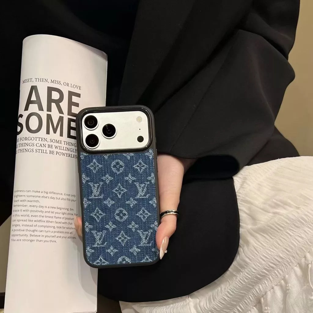 Denim Luxury Designer MagSafe iPhone Case
