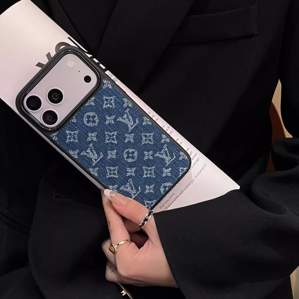 Denim Luxury Designer MagSafe iPhone Case