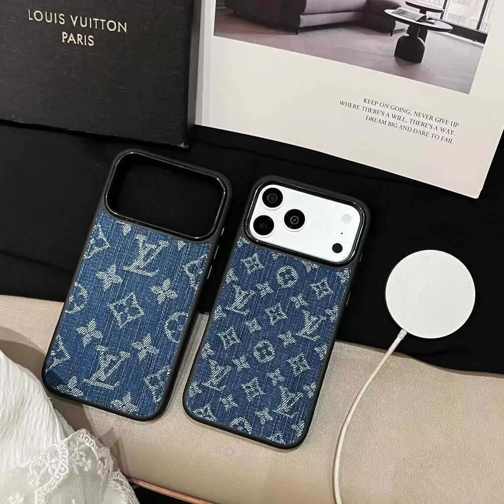 Denim Luxury Designer MagSafe iPhone Case