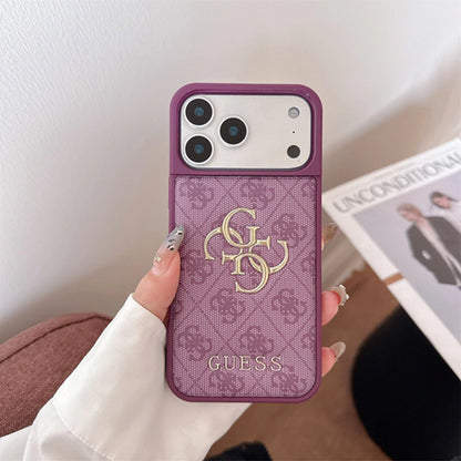 Luxe Logo Monogram iPhone Case - 6 Colors