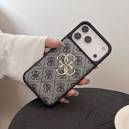 Luxe Logo Monogram iPhone Case - 6 Colors