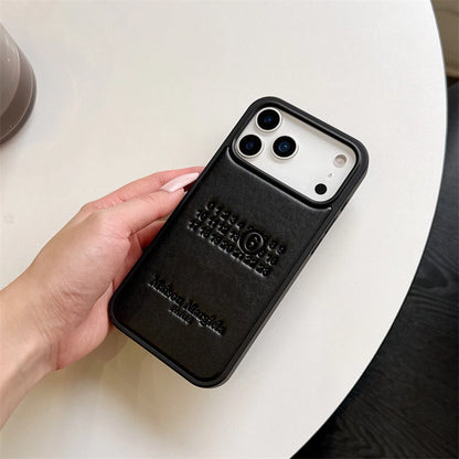 Luxe Minimalist Leather Case – iPhone 13–17