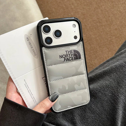 Light Camo iPhone Puffer Case