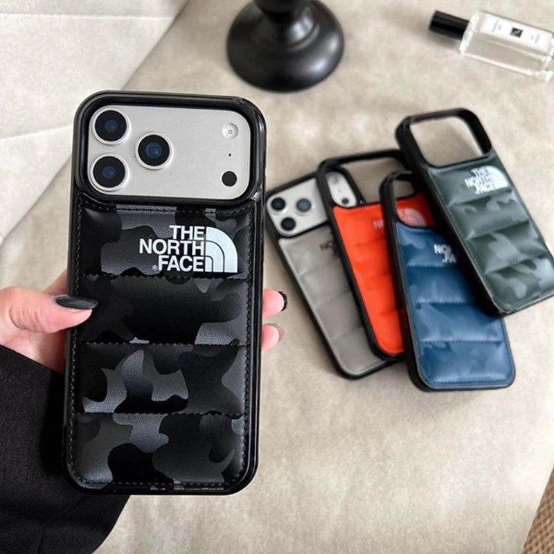 Light Camo iPhone Puffer Case