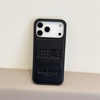 Luxe Minimalist Leather Case – iPhone 13–17