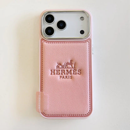Luxury Vegan Leather iPhone Case - 13 - 17