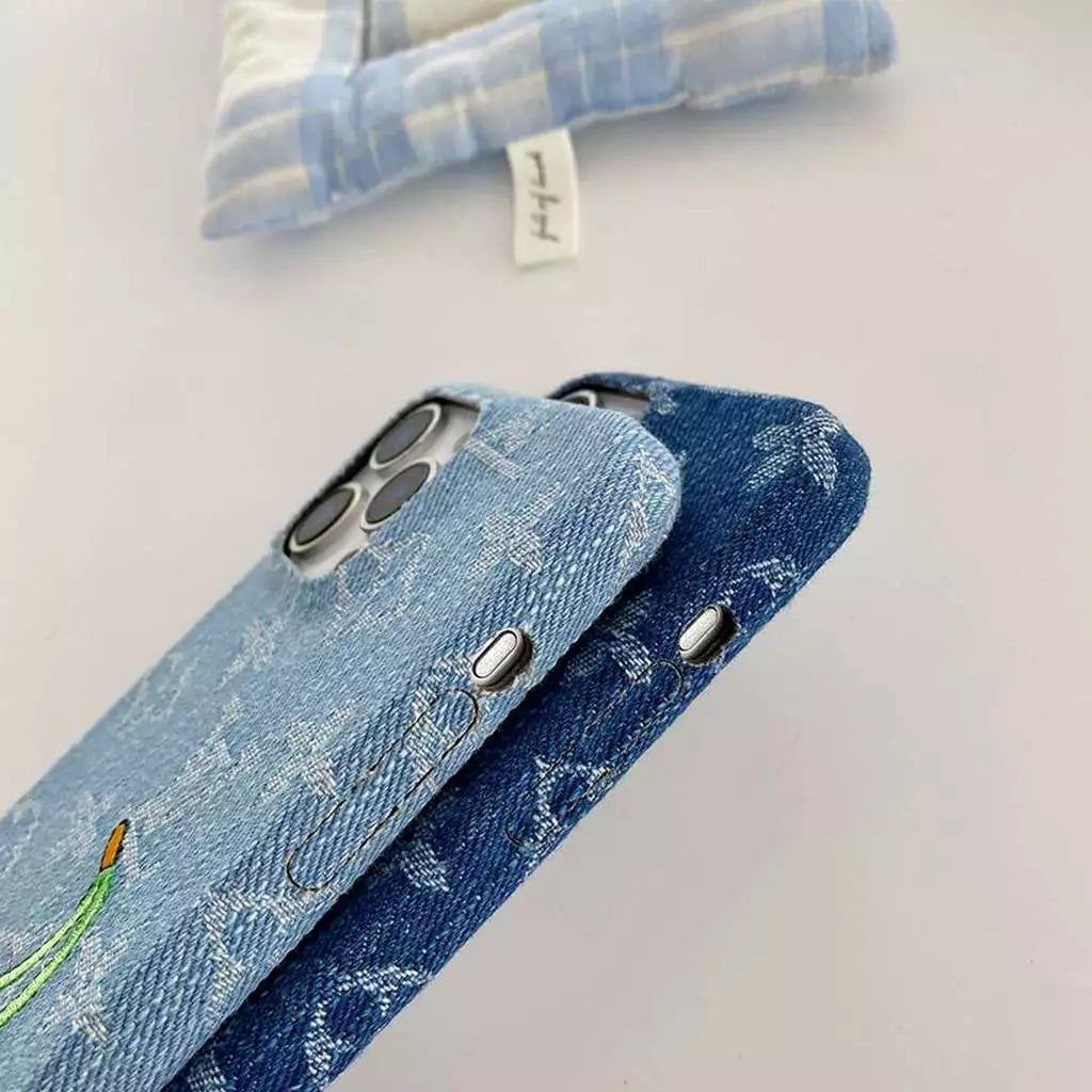 Denim Luxe Cherry Case