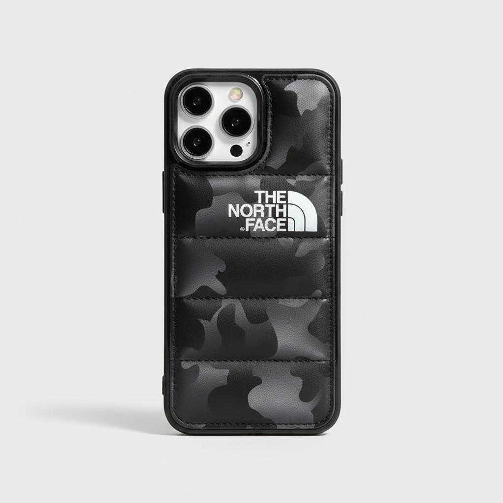 Light Camo iPhone Puffer Case