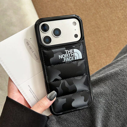 Light Camo iPhone Puffer Case