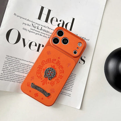 Street Luxe Metal Emblem Case – iPhone 14–17