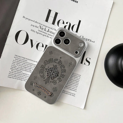 Street Luxe Metal Emblem Case – iPhone 14–17