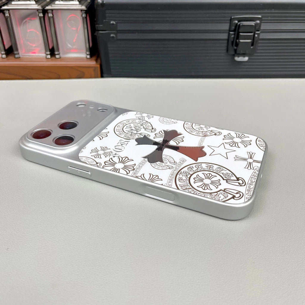 Chrome Cross iPhone Case – MagSafe Compatible