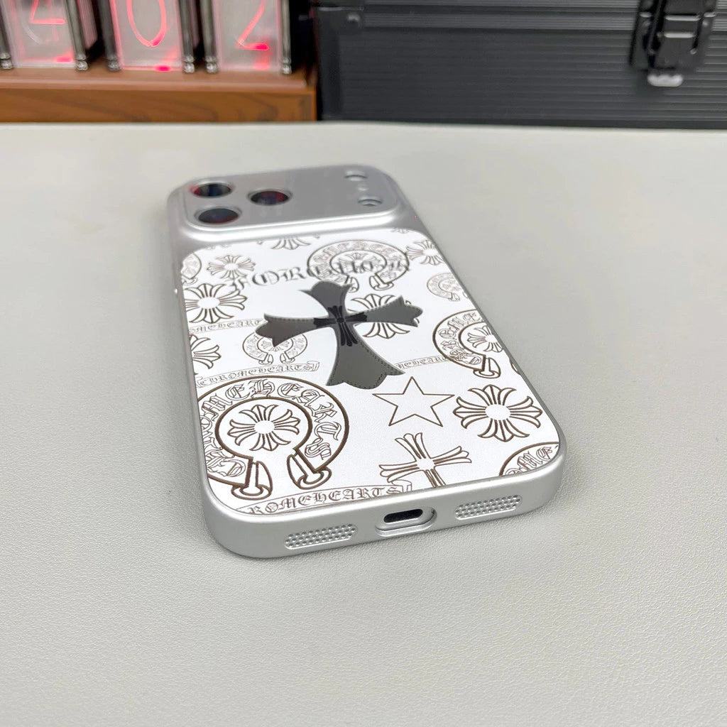 Chrome Cross iPhone Case – MagSafe Compatible