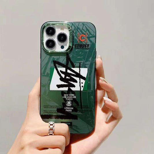 Skate and surf brand iPhone case - Green or Purple