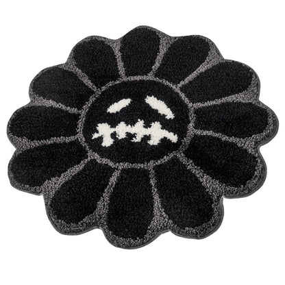 Hypebeast Sunflower Rug Black