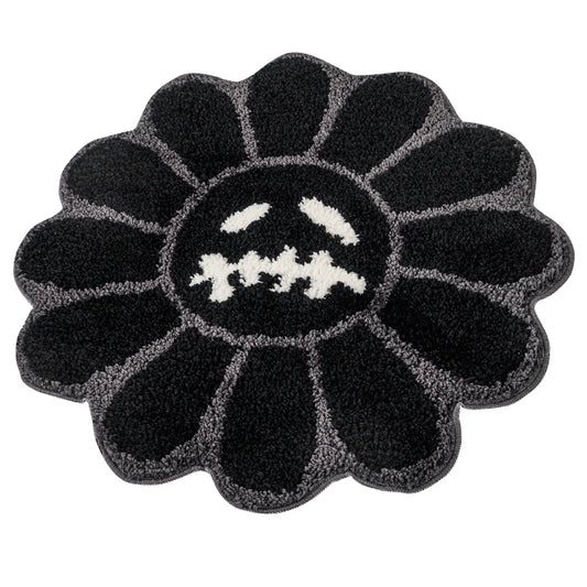 Hypebeast Sunflower Rug Black