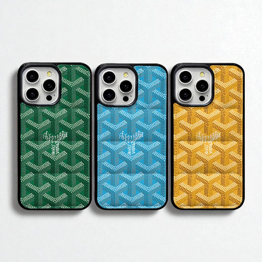 Patterned luxury Puffer iPhone case