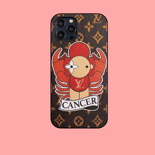 Cancer Star Sign  Painted iPhone Case Custom made