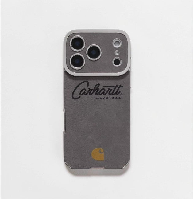 Suede Workwear Style iPhone Case