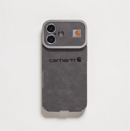 Suede Workwear Style iPhone Case