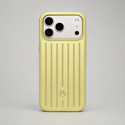 Luxury Aluminium  iPhone Case - Yellow